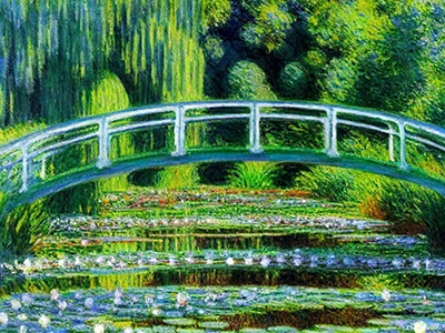 THE WATER LILIES BY CLAUDE MONET